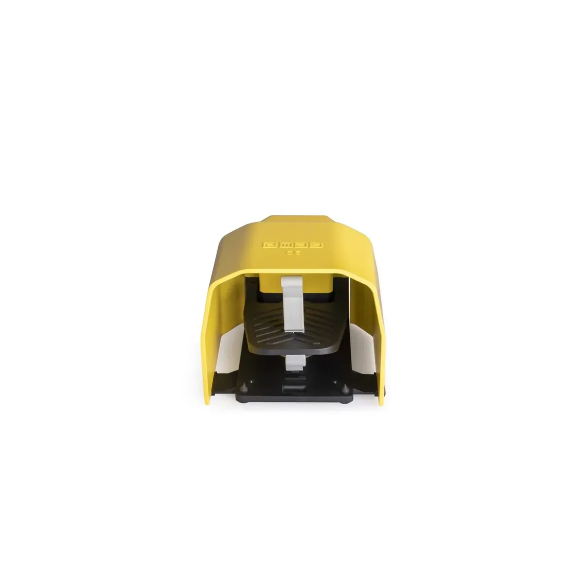 Emas PDK Series Metal-Guarded Two-Speed Type 2*(1NO+1NC) Single Yellow Plastic Foot Pedal PDKS11GX20
