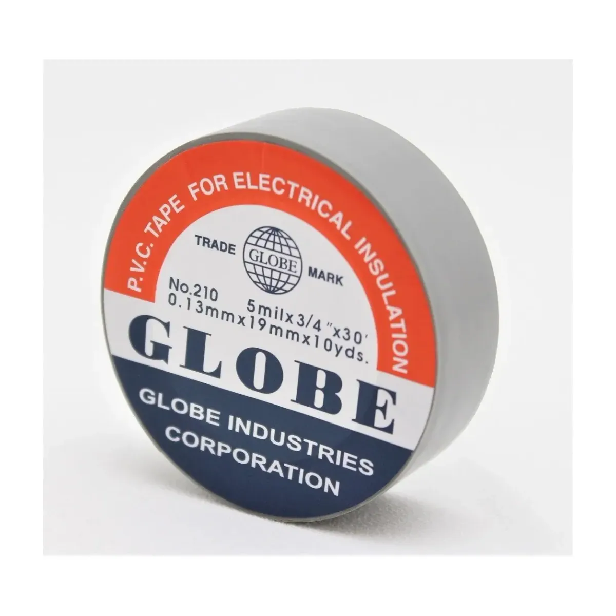 Globe 0,13x19mm 9,1 Metre Gri İzole Bant