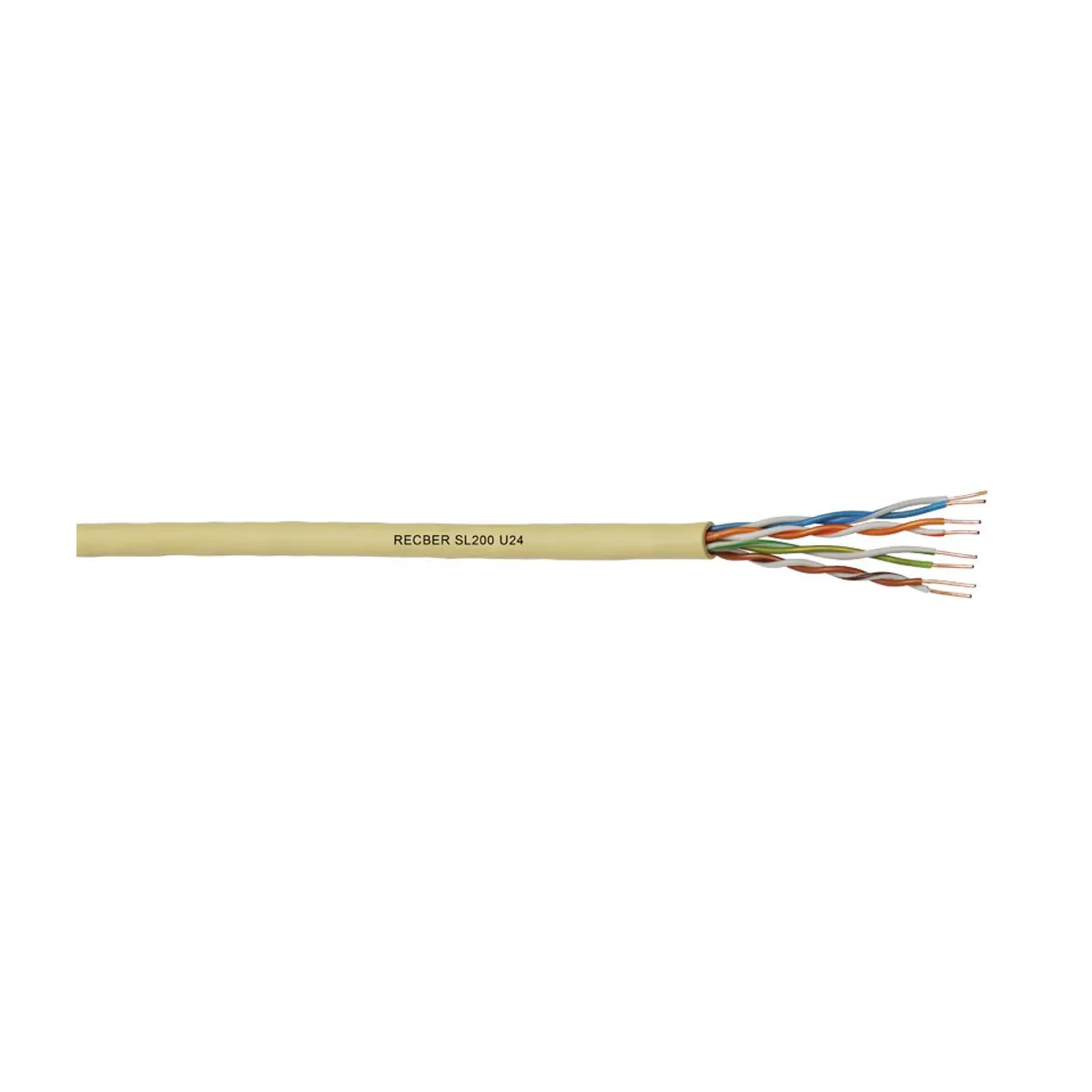 Reçber SL200 U24 LSZH Category 5e U/UTP 4x2x24AWG Cable