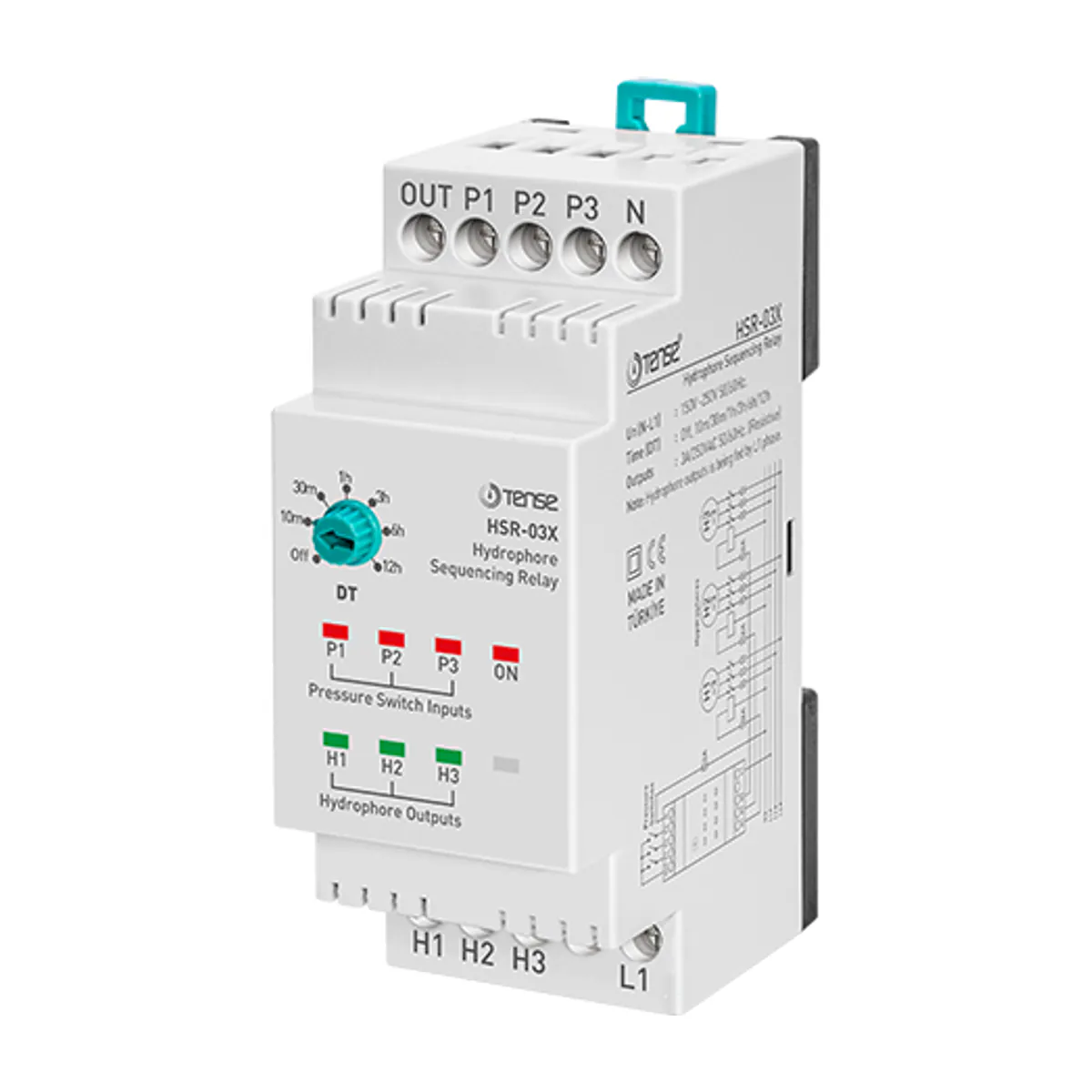 Tense HSR-03X Booster Pump Sequencing Relay