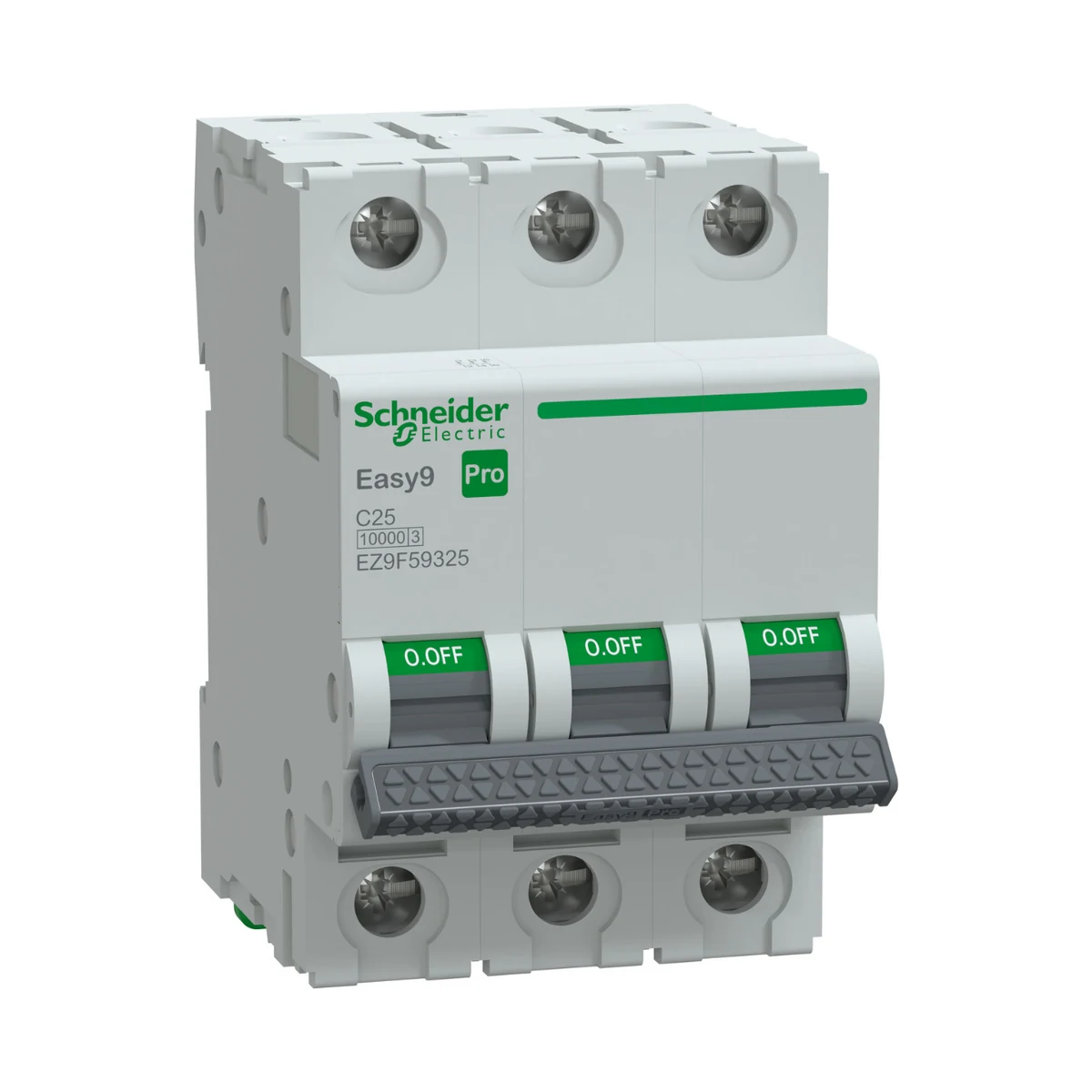 Schneider Electric EZ9F59325 Pro MCB 3P C Curve 25A 10 kA