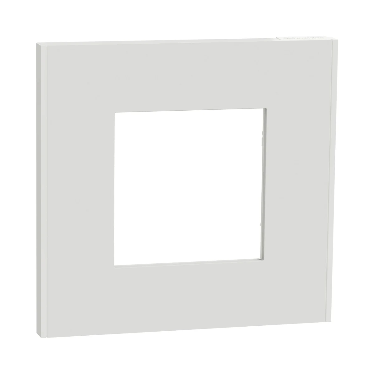 Schneider Electric NU600218 Unica Deco Essentials Single Frame White