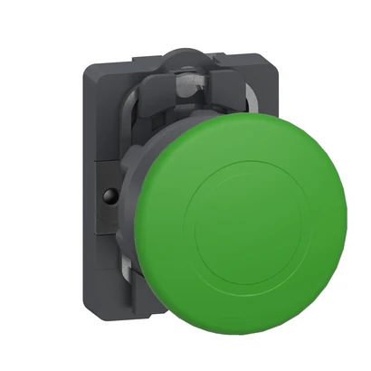 Schneider Electric XA2AC31 Push Button, Mushroom, Ø40, Green, 1NO