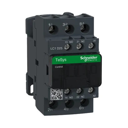 Schneider Electric LC1D25D7 TeSys Deca Kontaktör 3P 25A AC3 42VAC — üretici katalog görseli