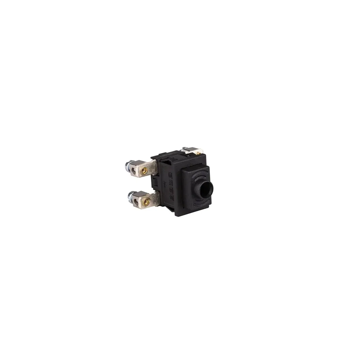 Emas A44 Series 20x13mm Black Housing 2NO Illuminated Terminal Screw-Type Maintained Black Switch