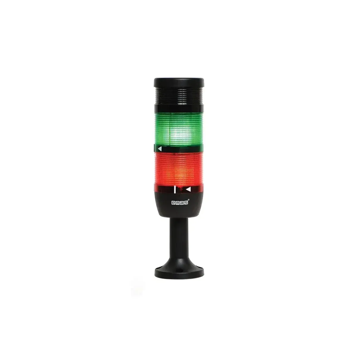 Emas IK Serisi Üç Katlı 220V AC Buzzerlı 110mm Plastik Boru ve Ayaklı LED Kolon 70mm