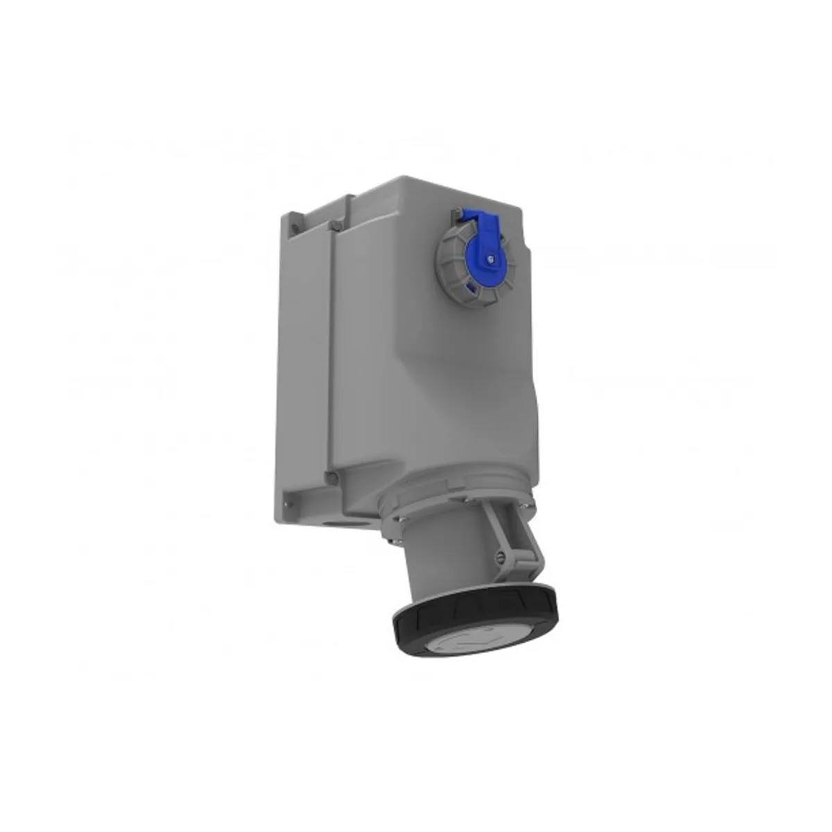 Bemis BC1-8505-7537 CEE 90° Angled Wall Socket with 1/16A. Machine Socket 160 A 3P+E+N IP67