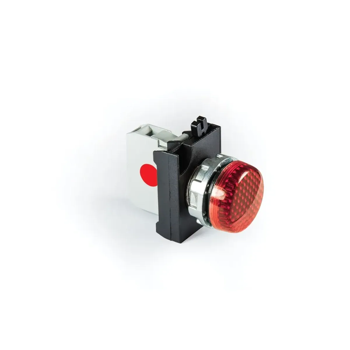 Emas CM Serisi Metal Kontak Bloklu LED Kırmızı 100-230V AC 22mm Sinyal Lambası IP65