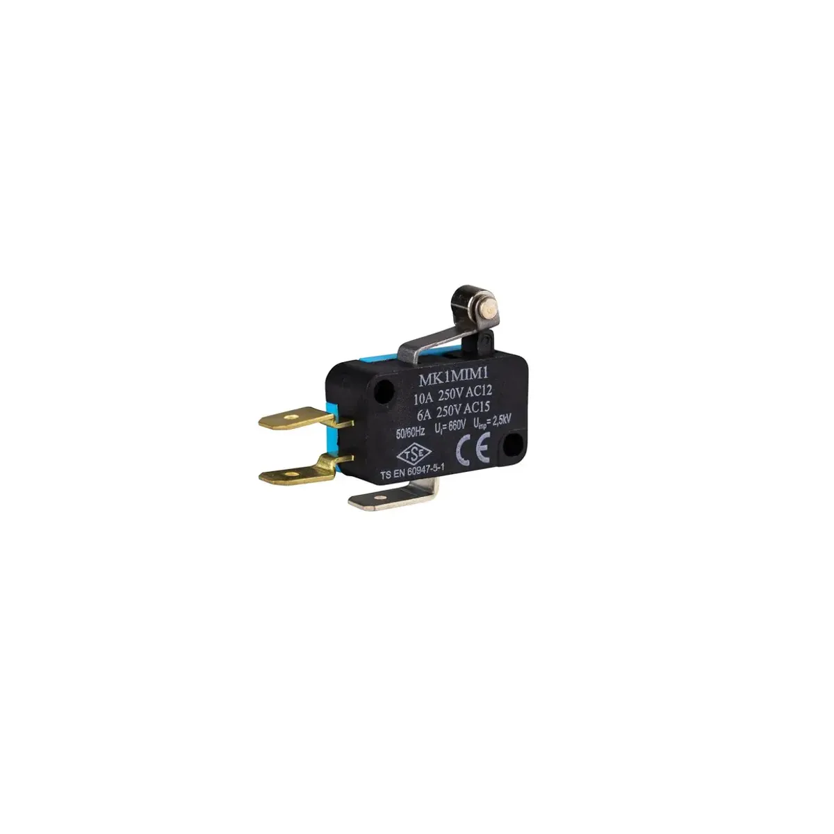 Emas Metal Short Roller Lever 1CO MK1 Series Micro Switch MK1MIM1