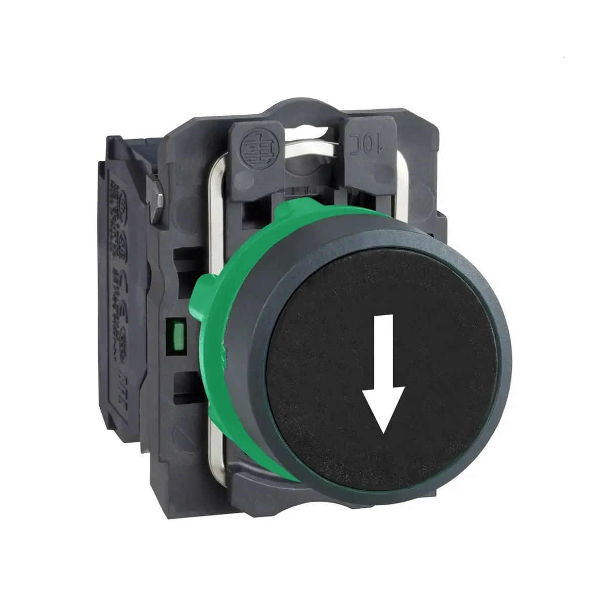 Schneider XB5AA3351 Spring-Return Down Arrow Black Push Button 1NO Plastic