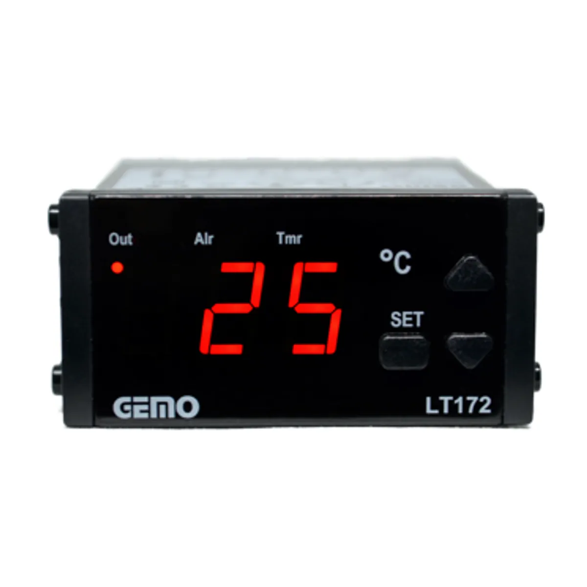 GEMO LT172 ON/OFF sıcaklık kontrol cihazı; GM-NTC-105C sensörü görselde yer almayan temsili aile görseli