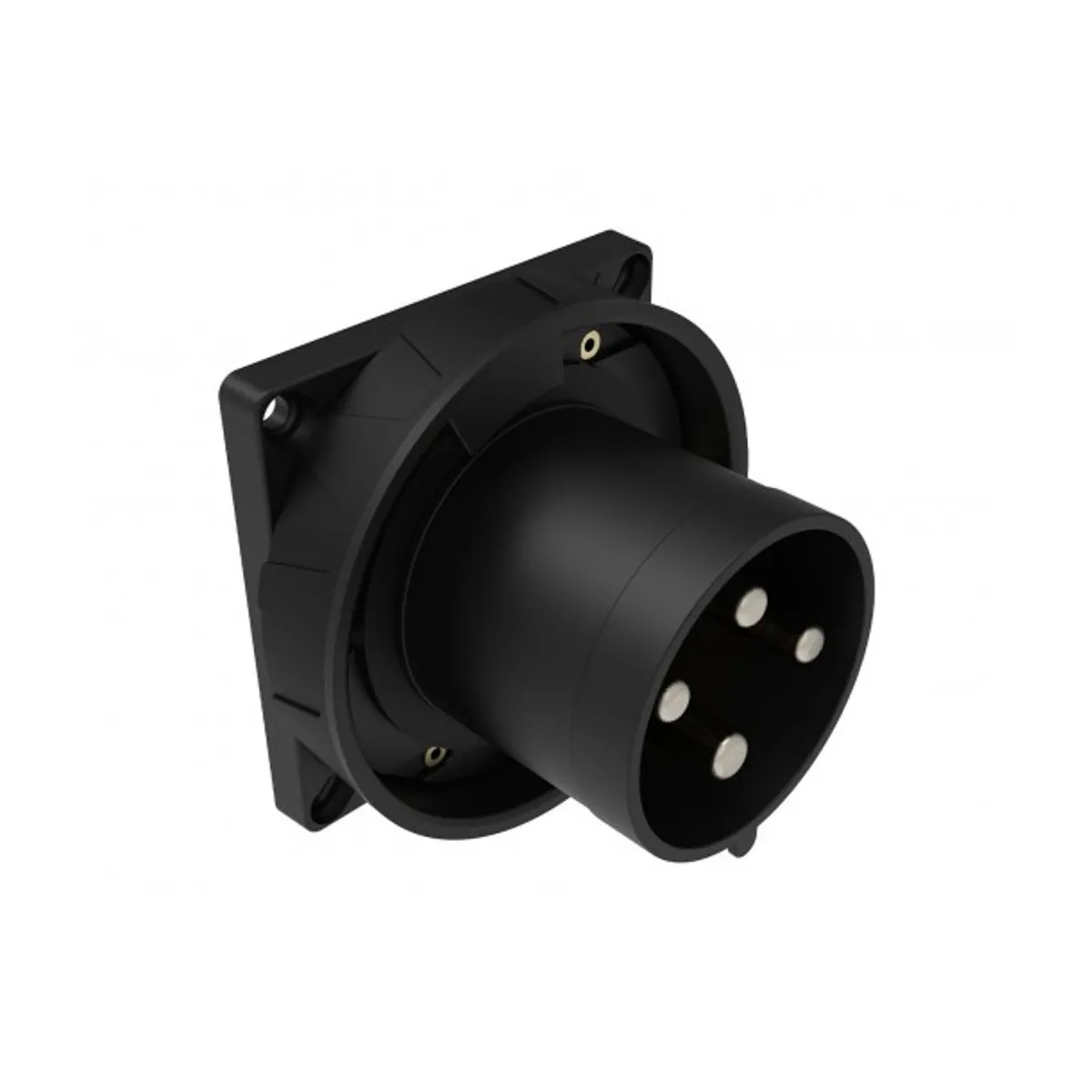 Bemis BCS-6504-7114 CEE Machine Plug 125 A 3P+E IP67 Black