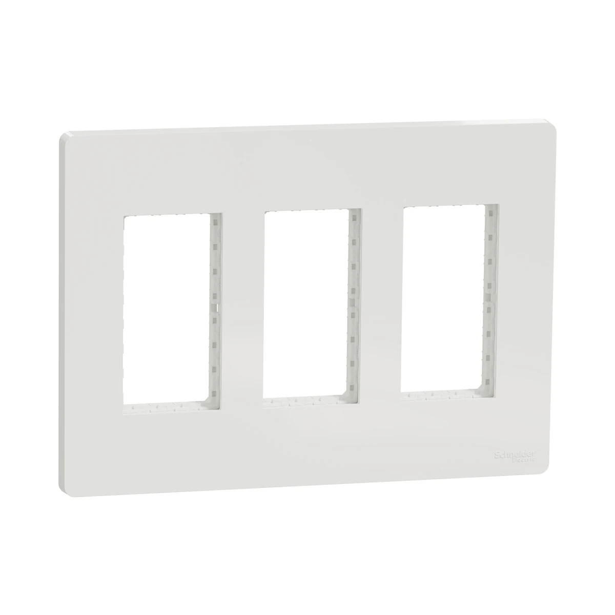 Schneider Electric NU022418 2-kolon x 4-modül Montaj Plakalı Çerçeve, Beyaz — temsili aile görseli