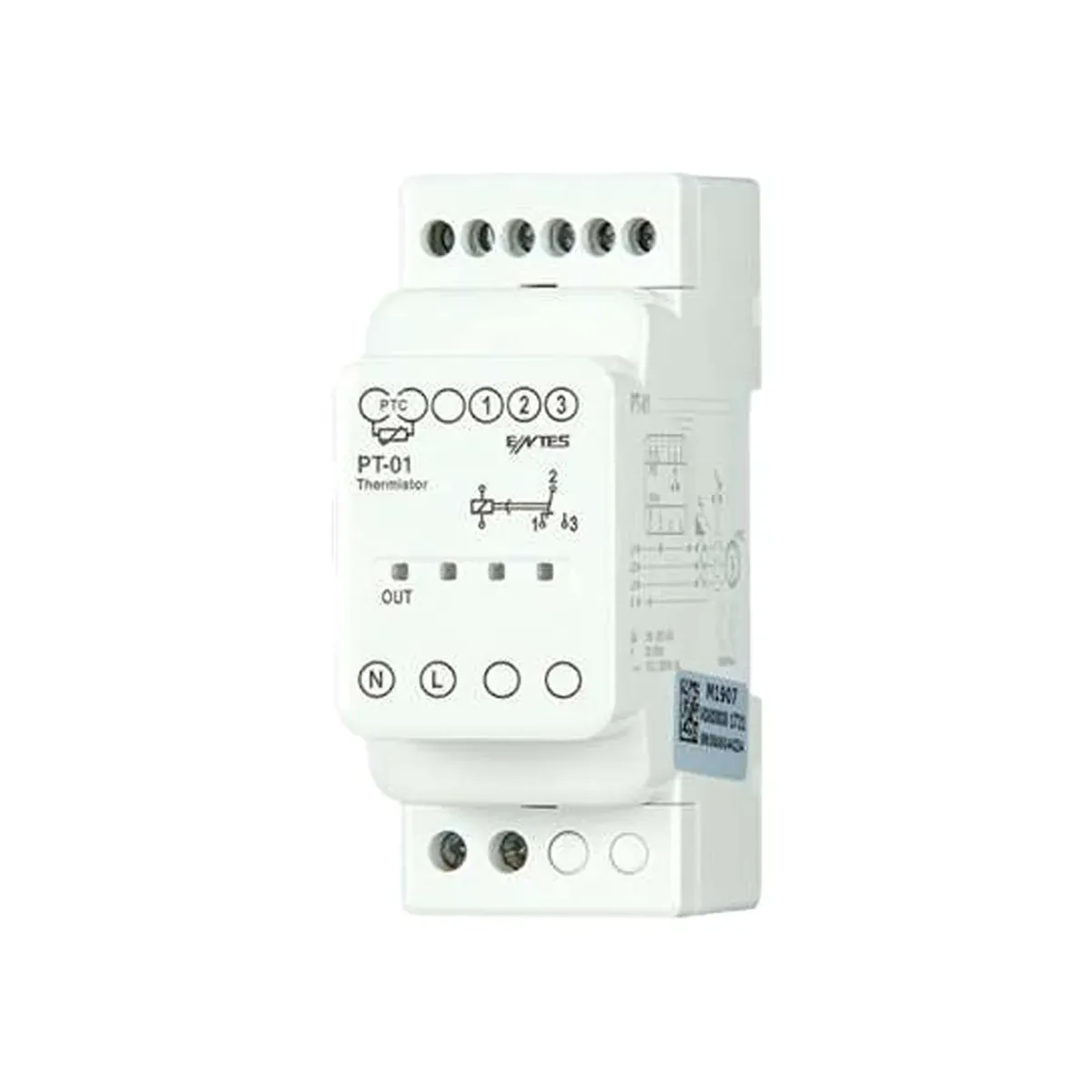 Entes PT-01 Termistör Rölesi, 220-230VAC, PTC Korumalı