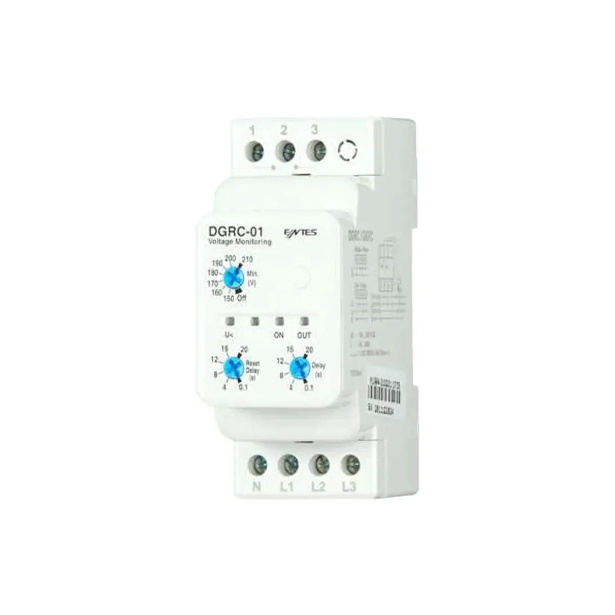 Entes ! DGRC-01 Three-Phase Voltage Protection Relay, 230VAC