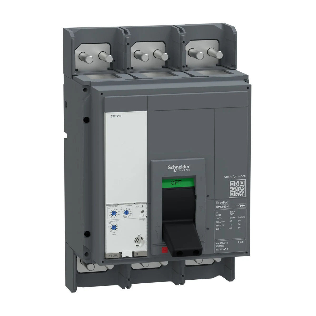 Schneider Electric E160H320FM CVS1600H 70kA 3P ETS2.0
