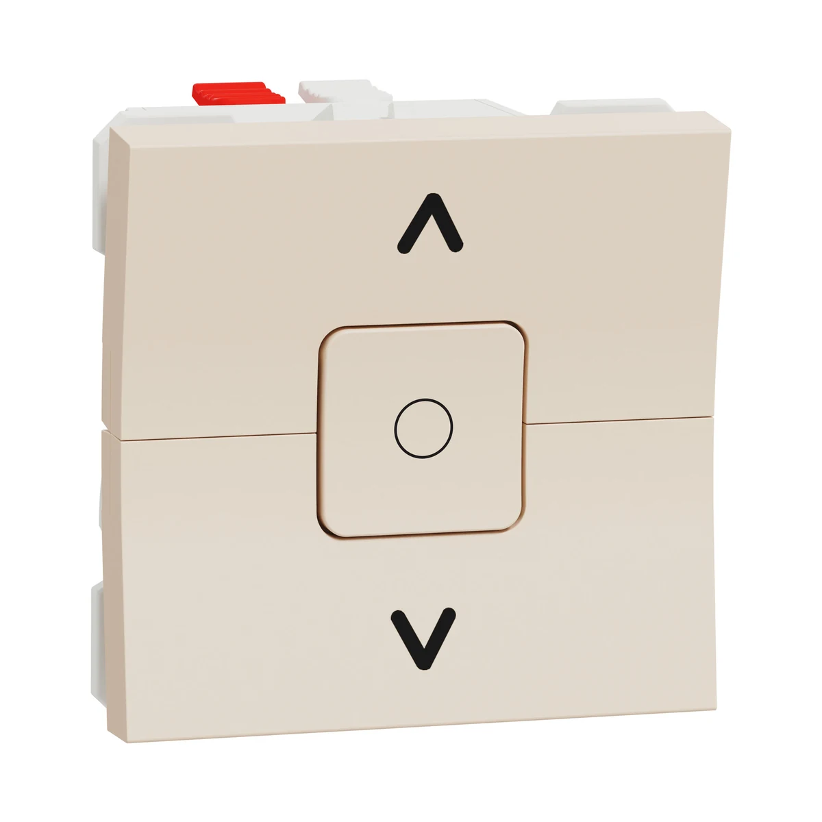 Schneider Electric NU320844 Yeni Unica, Blind Control Switch 6A 2 module, Cream