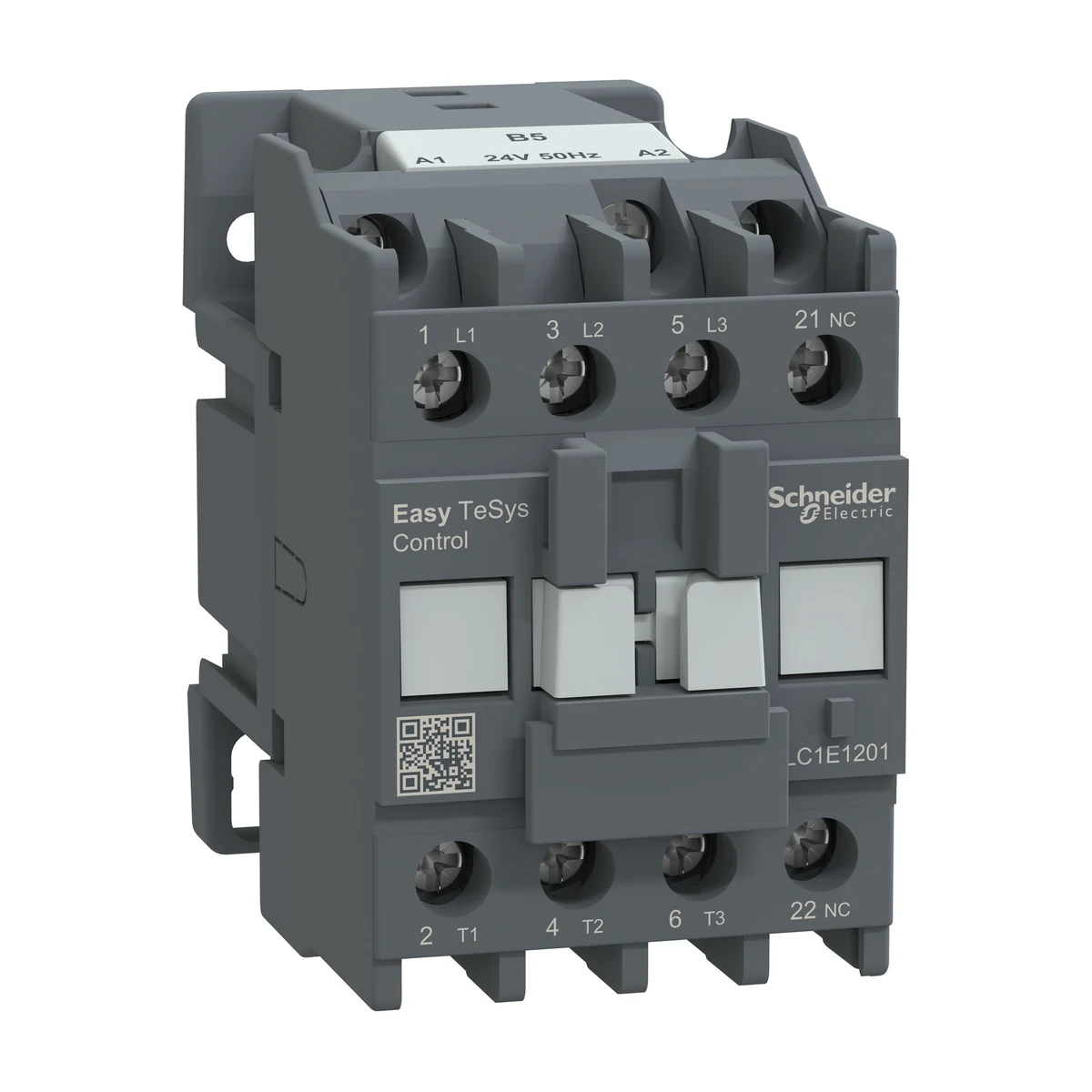 Schneider Electric LC1E1201B5 3Kutup Kontaktor TVS 1NK 5,5kW — üretici ürün görseli