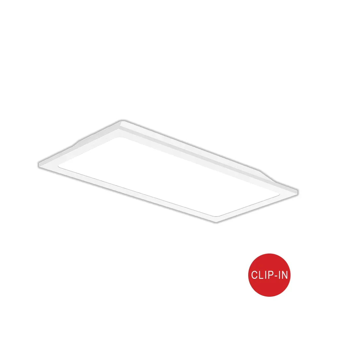 24W Clip-In Recessed 30x60 Rectangular 3000 K Lumia Series Backlight LED Panel Luminaire