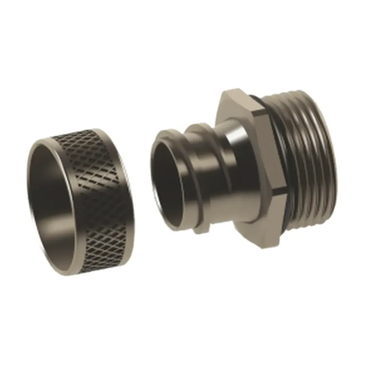 Ortaç MPR 7 Brass Spiral Conduit Fitting Fixed Type