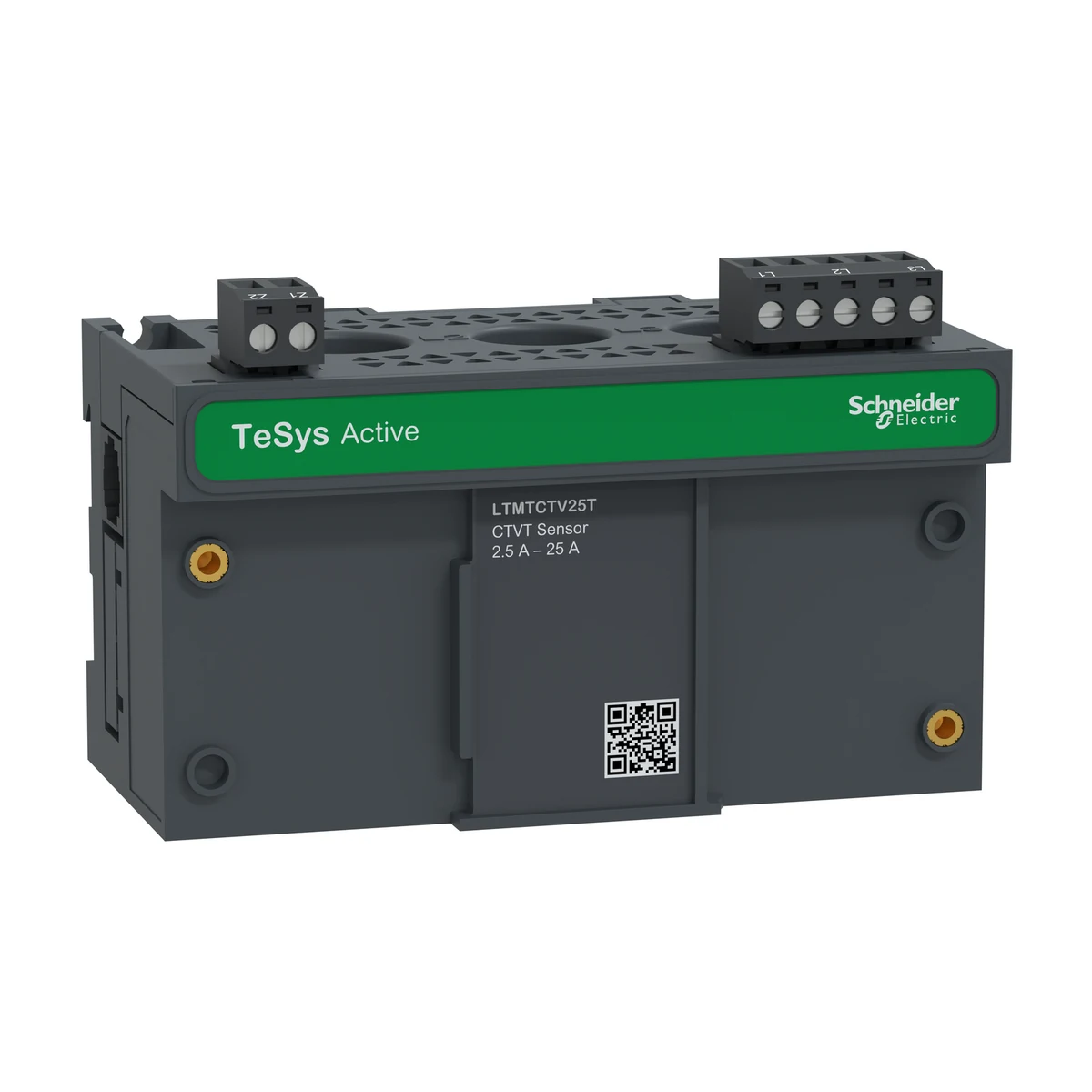 Schneider Electric LTMTCTV25T TeSys Tera Akım+Voltaj Ölçümlü Yatay Sensör Modülü 2.5-25A — üretici ürün görseli