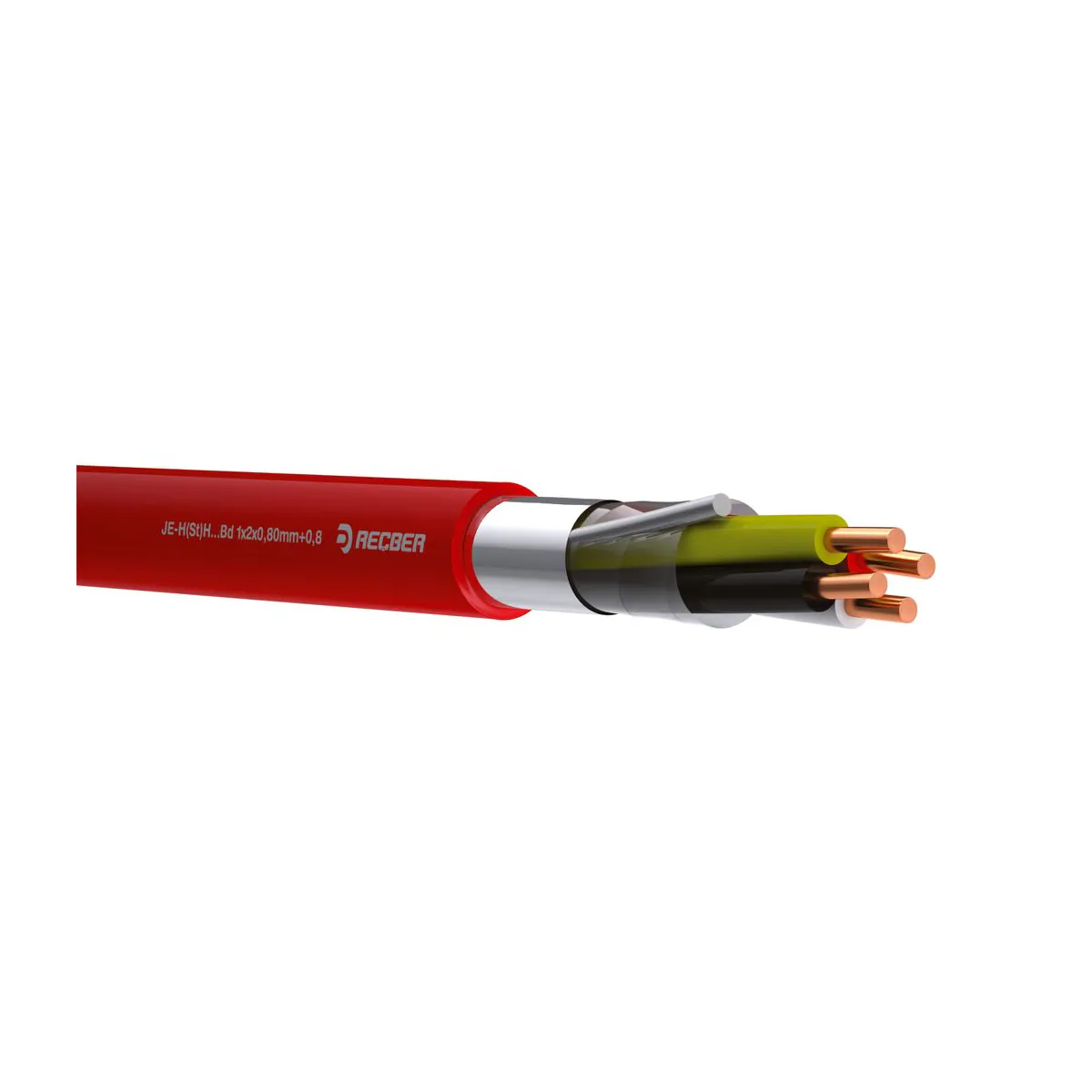 Reçber JE-H(St)H...Bd 1x2x1.0mm+0.8 Cable