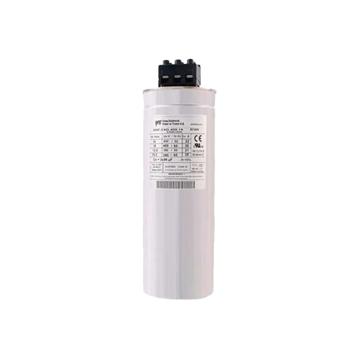 Entes ENT.CXD-450-7.5 Three-Phase Low Voltage Power Capacitor, 7.5kVAr, 450VAC