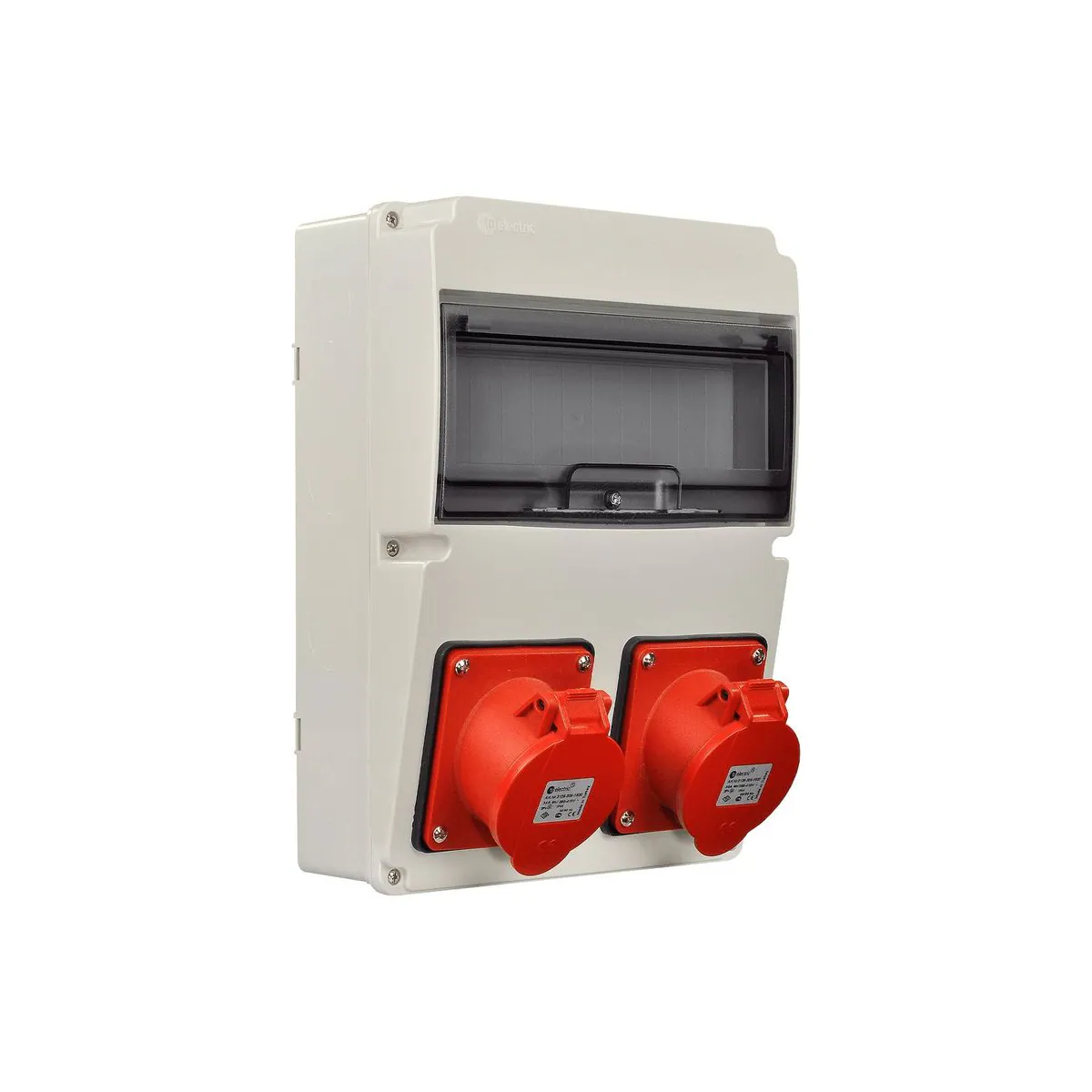 TP Elektrik 3320-000-2626 220x300 Socket-Mounted Combination Box, with 4x32A Socket