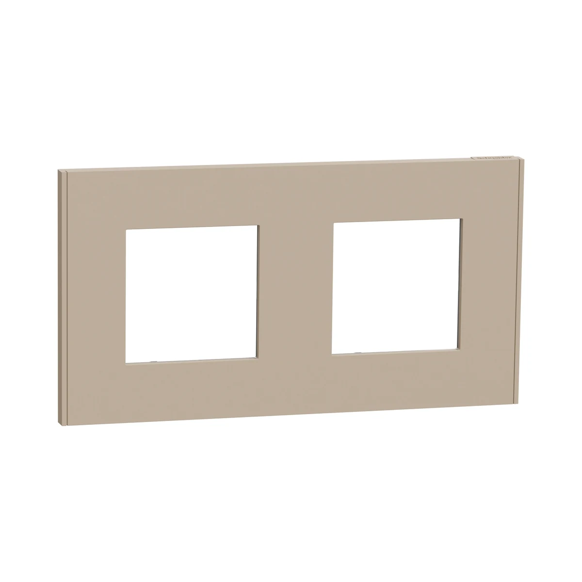 Schneider Electric NU600426 Unica Deco Essentials Double Frame Taupe