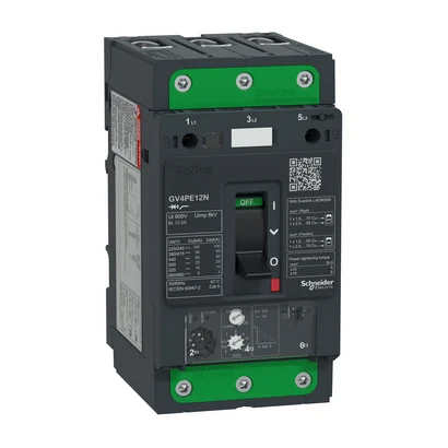 Schneider Electric GV4PE12N TeSys GV4 Motor Devre Kesici Termik Many. 3P 12.5A 50kA — üretici katalog görseli