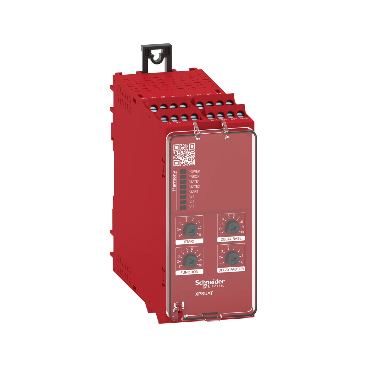 Schneider Electric XPSUAT33A3AP E-stop, ışık bariyeri, kenar algılama, koruma anahtarı, 2 poz. + 1 neg., 3NA + 3NA + 1NK, 48-240V AC — üretici ürün görseli