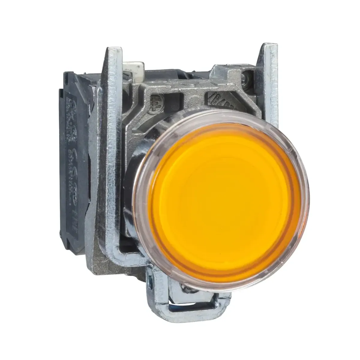 Schneider XB4BW3565 Sarı Yaylı Işıklı Buton 1NO+1NC 22mm 250V