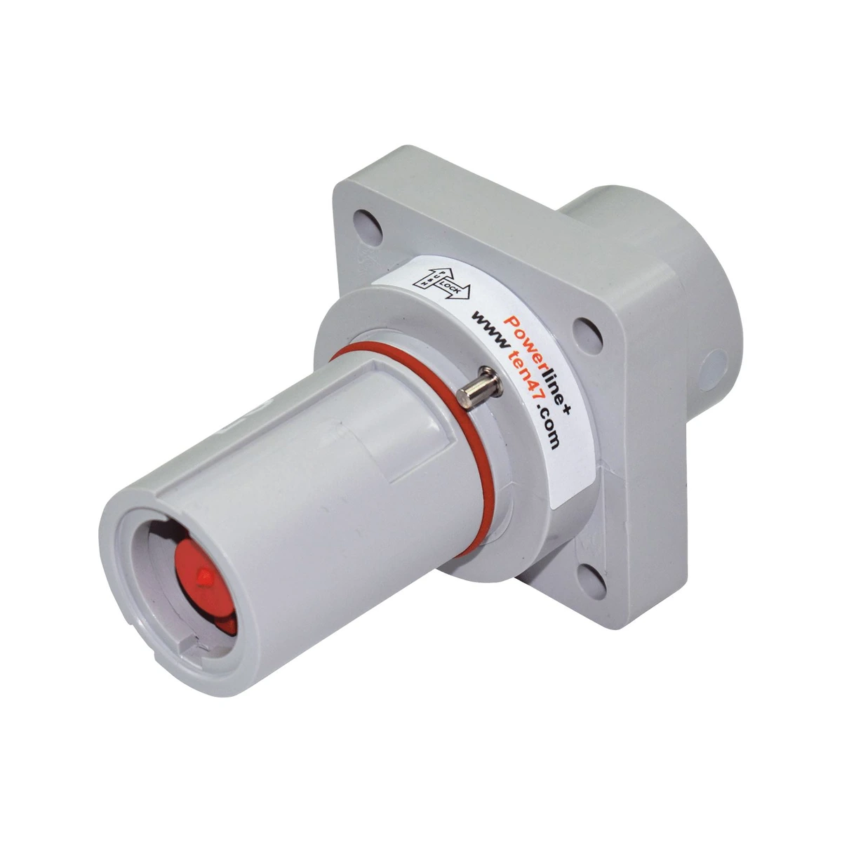 TP Elektrik 52-SPD 3 GY T8 1x750A Machine Plug (300 mm2), IP 67, Gray