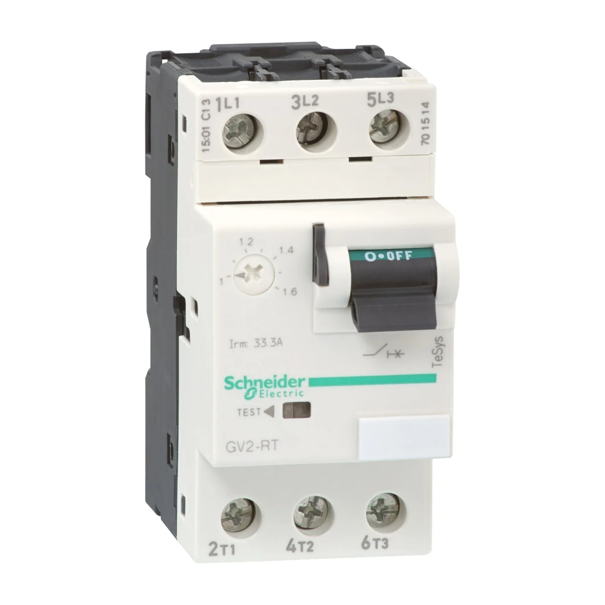 Schneider Electric GV2RT16 TeSys GV2 Motor Circuit Breaker Thermal-Magnetic 9-14A