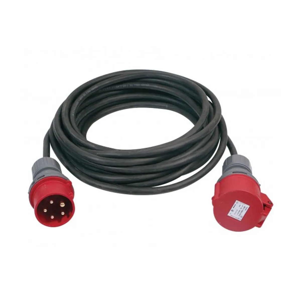 Bemis BKT-0708-2510 5x2,5 ttr 10mt Seyyar uzatma kablosu Ceenorm 5/16A fiş ve uzatma priz 3P+E+N IP44