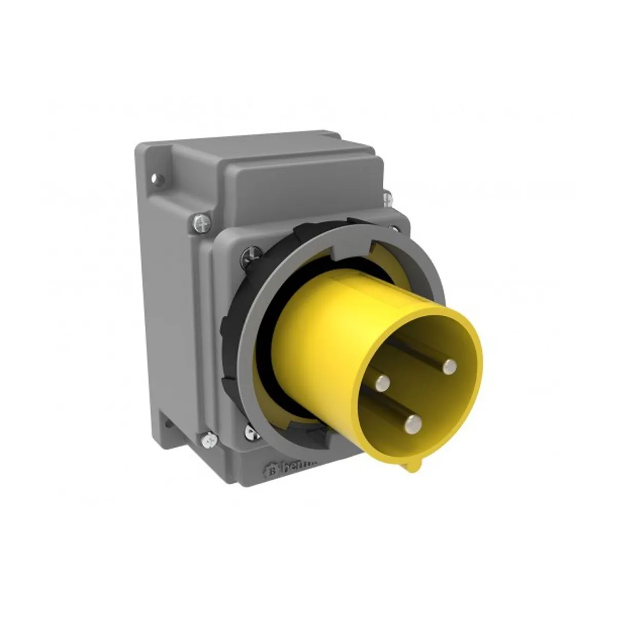 Bemis BC3-4303-7210 CEE Wall-Mounted Plug 63 A 2P+E IP67