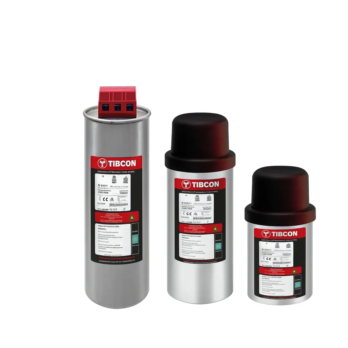 Tibcon 1 kVAr 230V Single-Phase Cylindrical Capacitor - TBC1002
