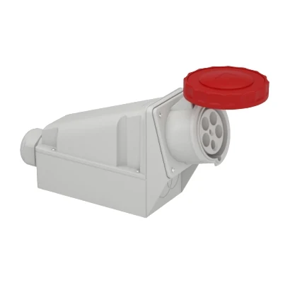 Schneider Electric 81195 5x125A, Three-Phase, 3P+N+T, IP67, SCREW, Wall Socket