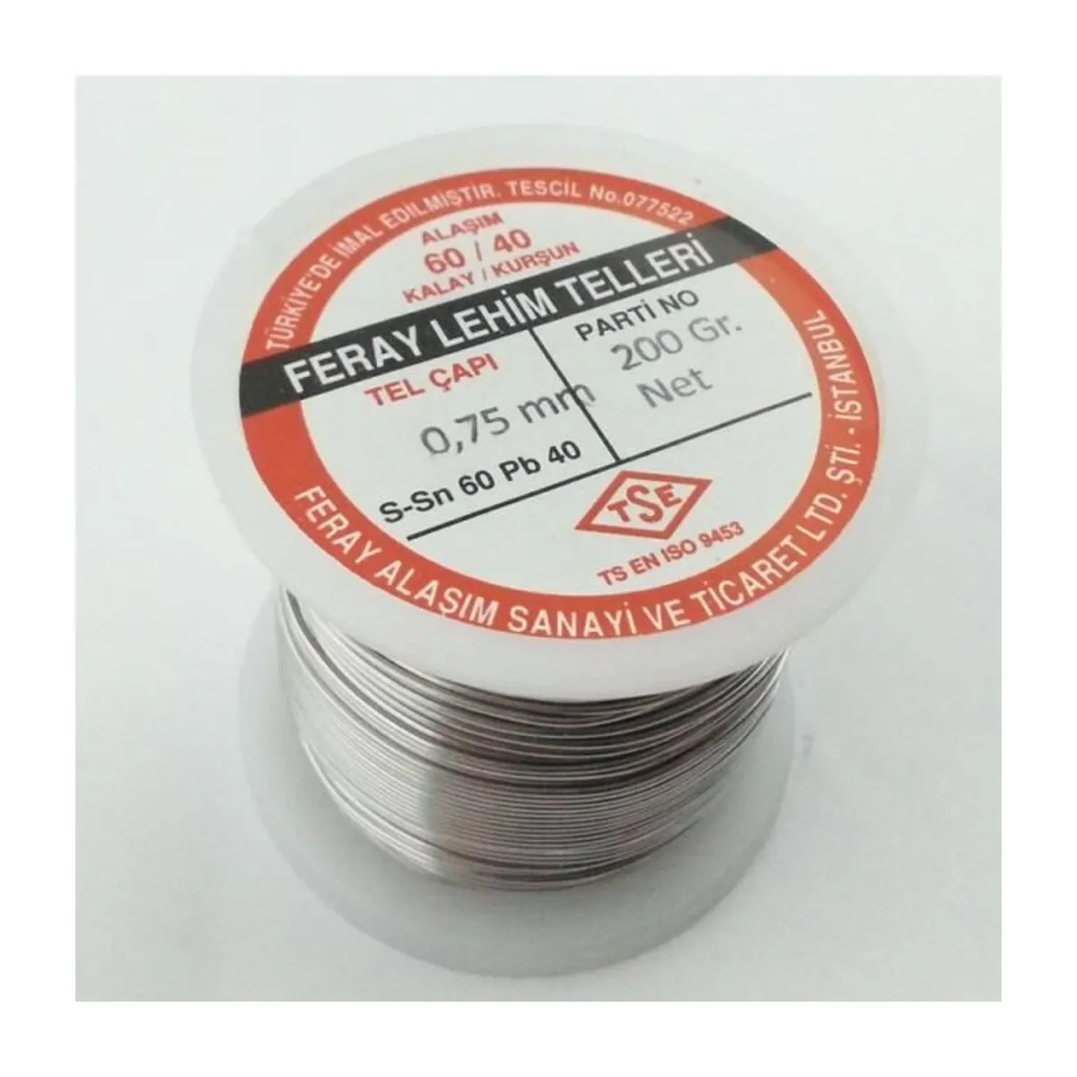 Feray Solder Wire 60/40 0.75 mm 200 g Spool