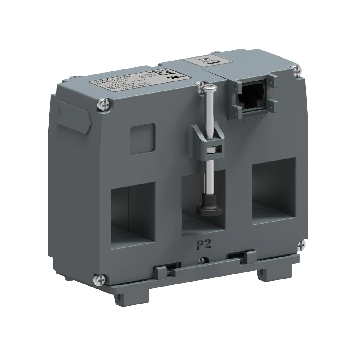 Schneider Electric METSECTV35016 LVCT 1/3V 3in1 RJ45 Current Transformer - 35mm, 160A