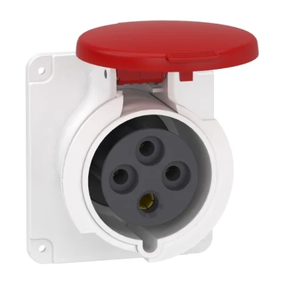 Schneider Electric PKF32G434 4x32A, trifaze, 3P+T, IP44, VİDALI, Düz Makine Prizi — üretici katalog görseli