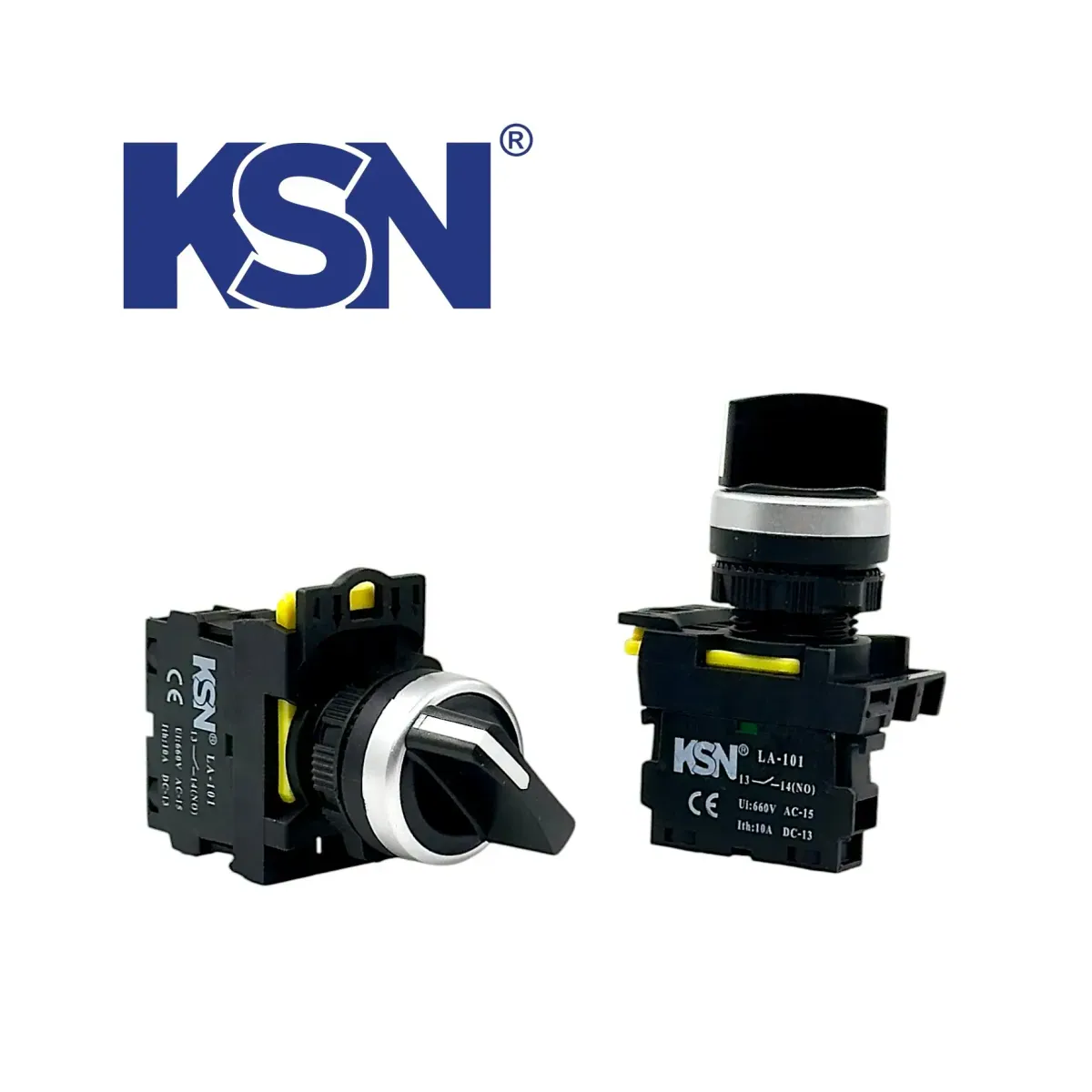 Maintained 0-I Latching Push Button 1no 22mm KN-55-10X
