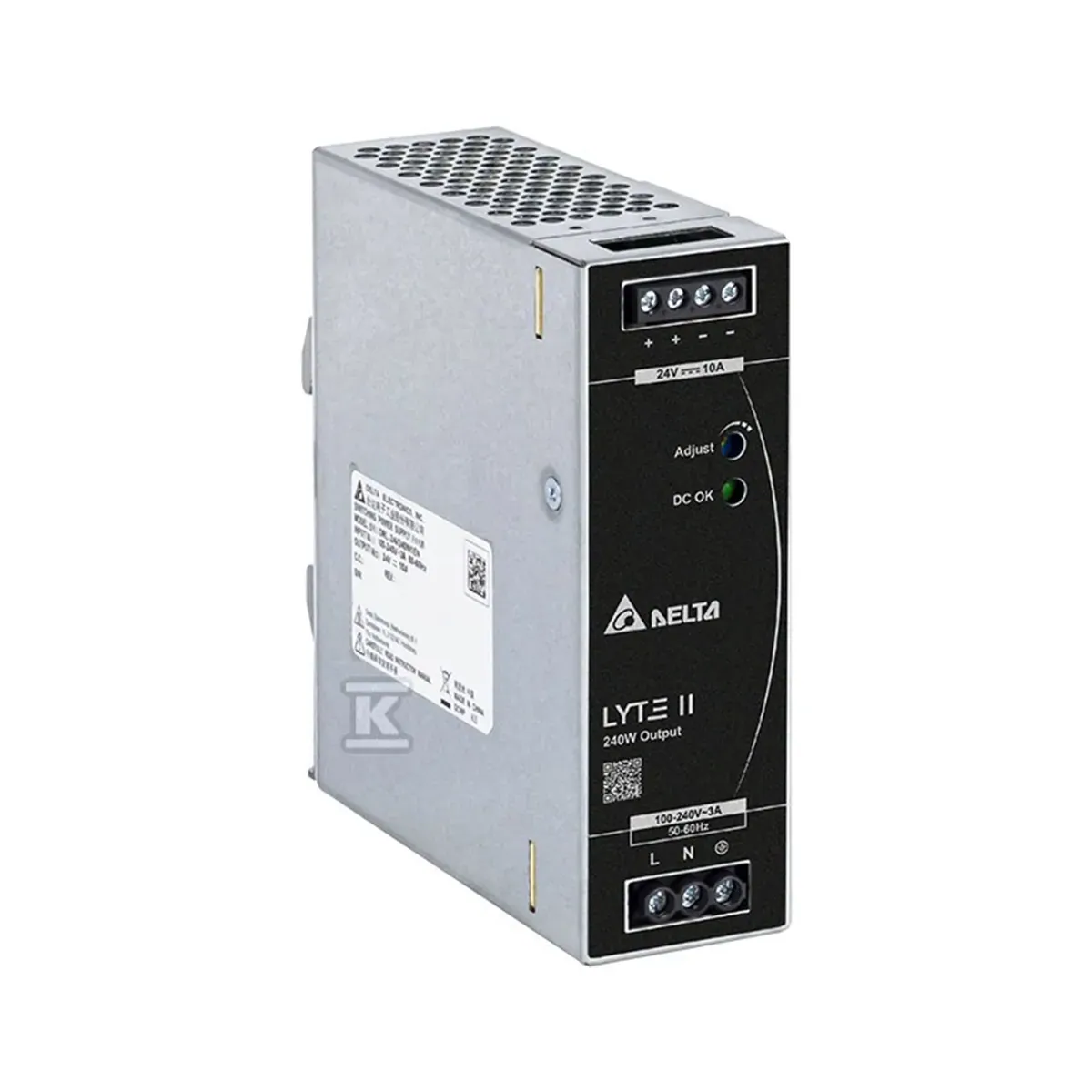 Delta Lyte 2 DRL-12V75W1AZ Ray Tipi Güç Kaynağı 12V 6.3A çıkışlı, Plastik Kasa