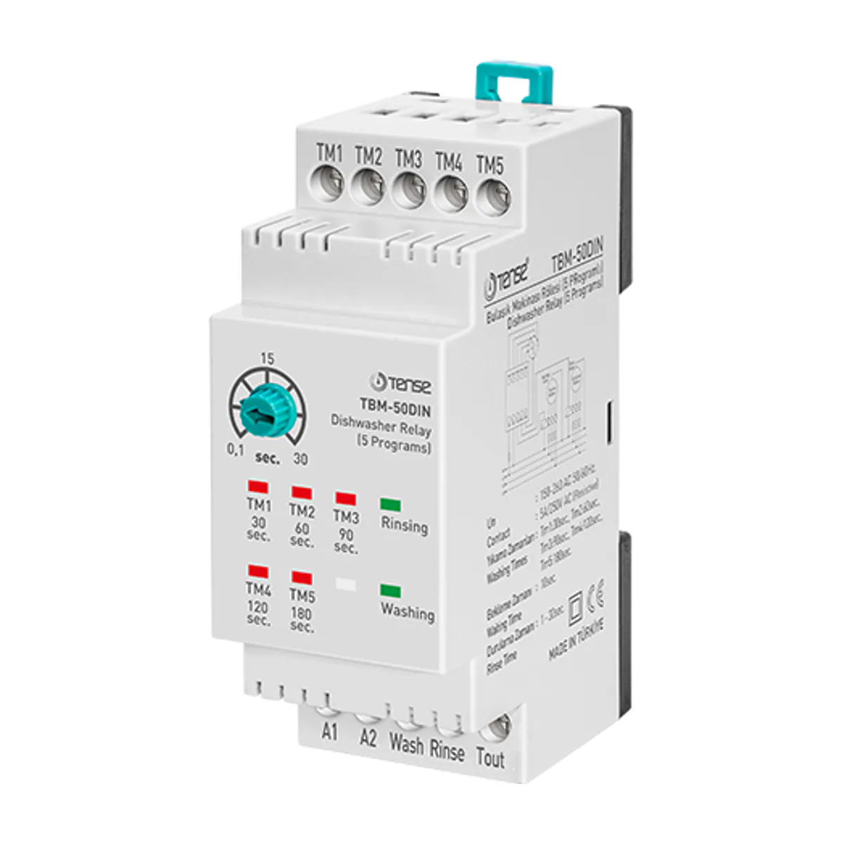 Tense TBM-50DIN Dishwasher Relay