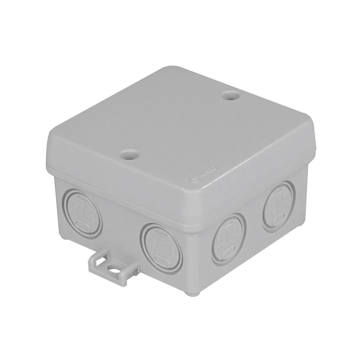 TP Elektrik 3309-204-0600 Junction Box 75x75x50 (8 Outlets) - Screw-On Cover, IP 67