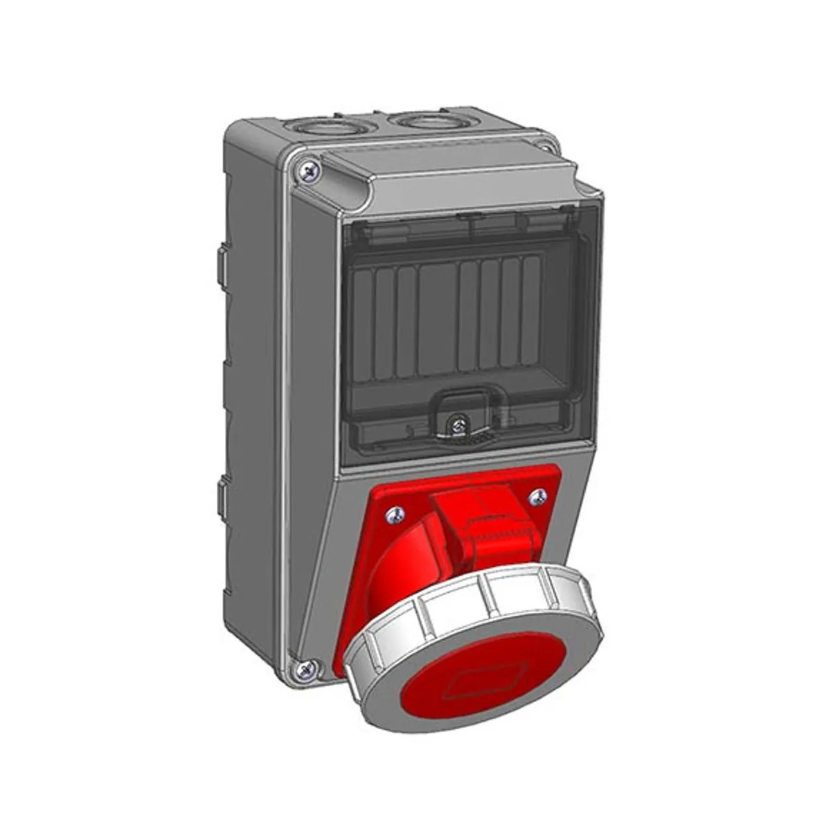 Mete Enerji 7002505CB507 1 pcs 5x32A IP67 Angled Machine Socket on Front