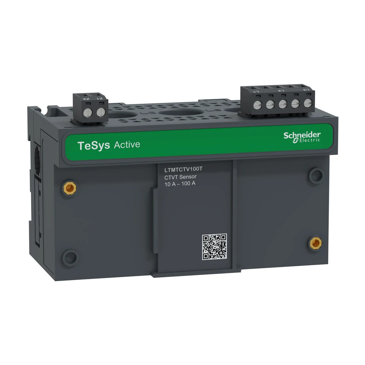 Schneider Electric LTMTCTV100T TeSys Tera Current+Voltage Measuring Horizontal Sensor Module 10-100A