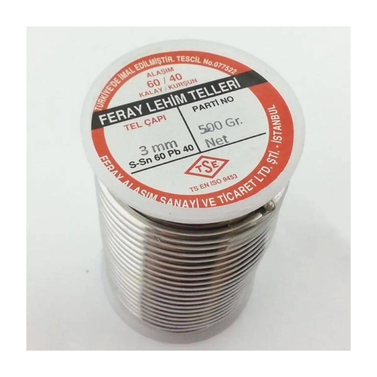 Feray Solder Wire 60/40 3.00 mm 500 g Spool