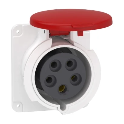 Schneider Electric PKF32G435 5x32A, trifaze, 3P+N+T, IP44, VİDALI, Düz Makine Prizi — üretici katalog görseli