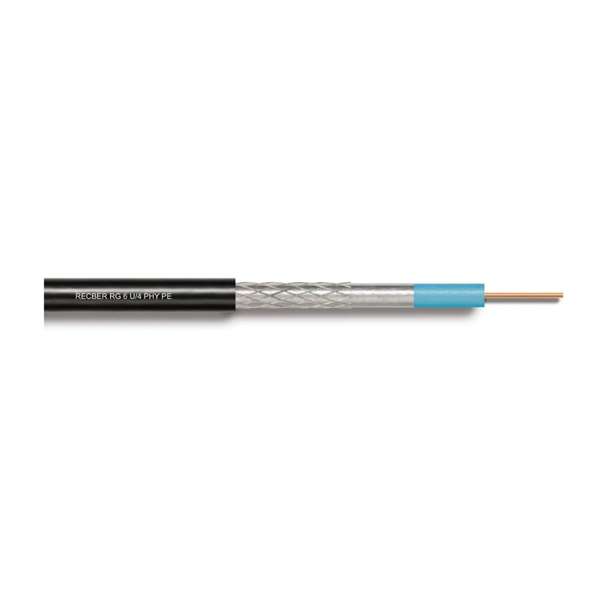Reçber RG 6 U/4 PHY-PVC Class C Cu/Al Cable